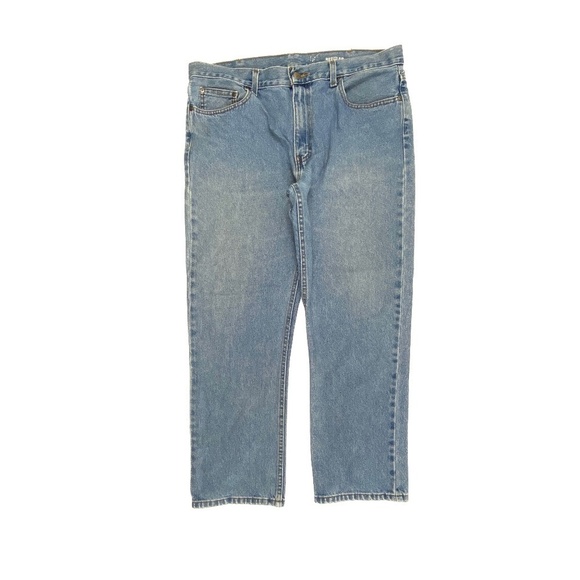 George Regular Fit Straight Leg Men's size 36x29 Medium Wash Blue Denim jeans - Picture 1 of 4